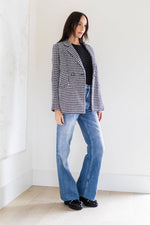 addison houndstooth blazer