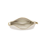 francine crossbody chain bag- coconut cream