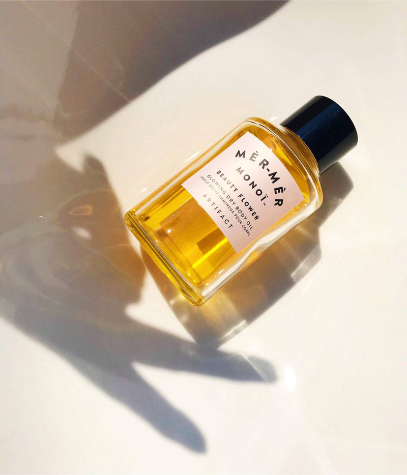 mèr-mèr monoï beauty flower glowing body oil- 60ml