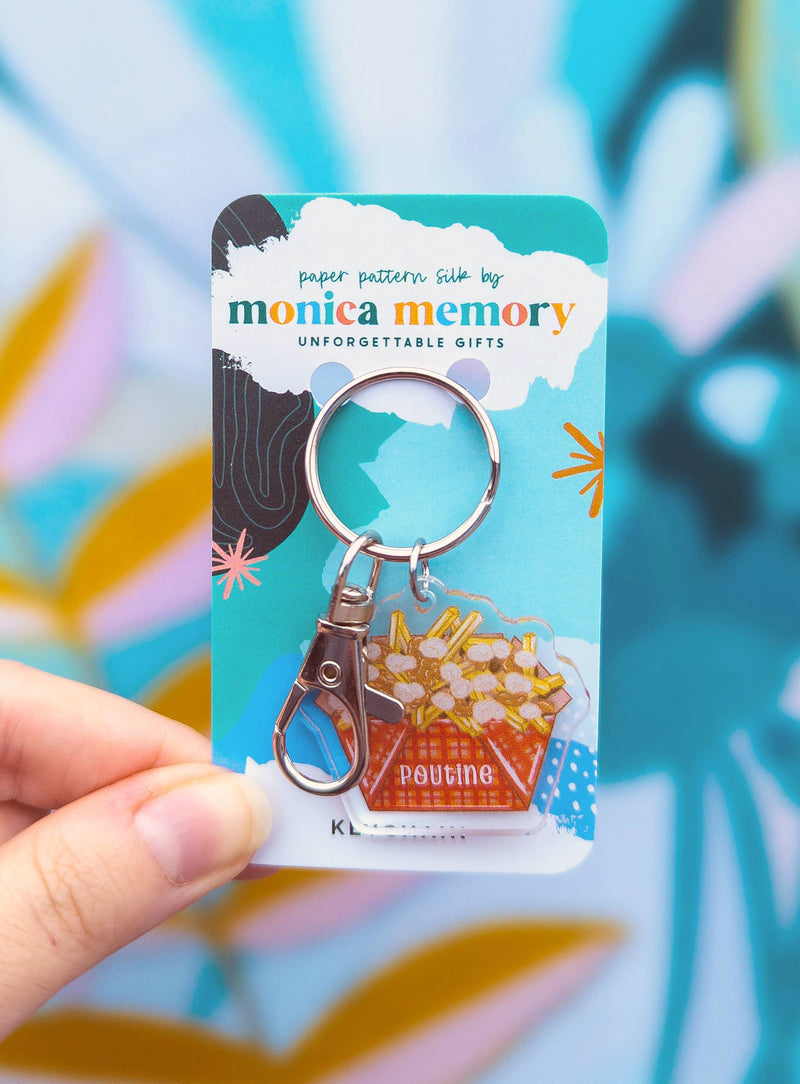 poutine keychain