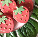 strawberry bath bomb