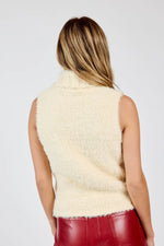 lexie sleeveless turtleneck sweater