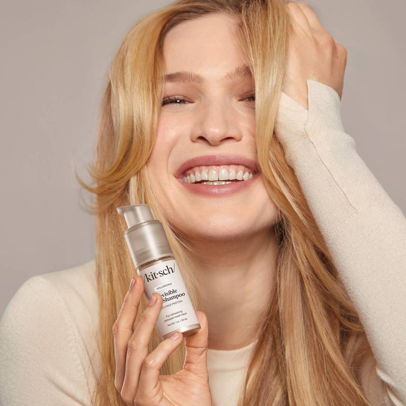 volumizing rice protein dry shampoo- invisible 1 oz