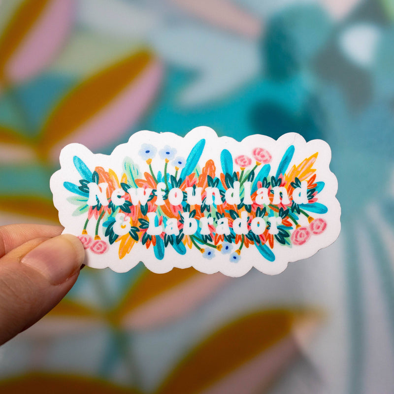 NL wildflower sticker