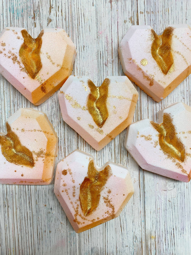 heart of gold bath bomb