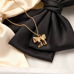 bow necklace