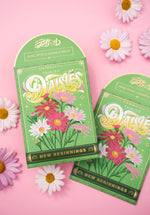 painted daisies (new beginnings) - floriography seed packet