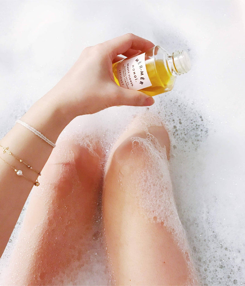 mèr-mèr monoï beauty flower glowing body oil- 60ml