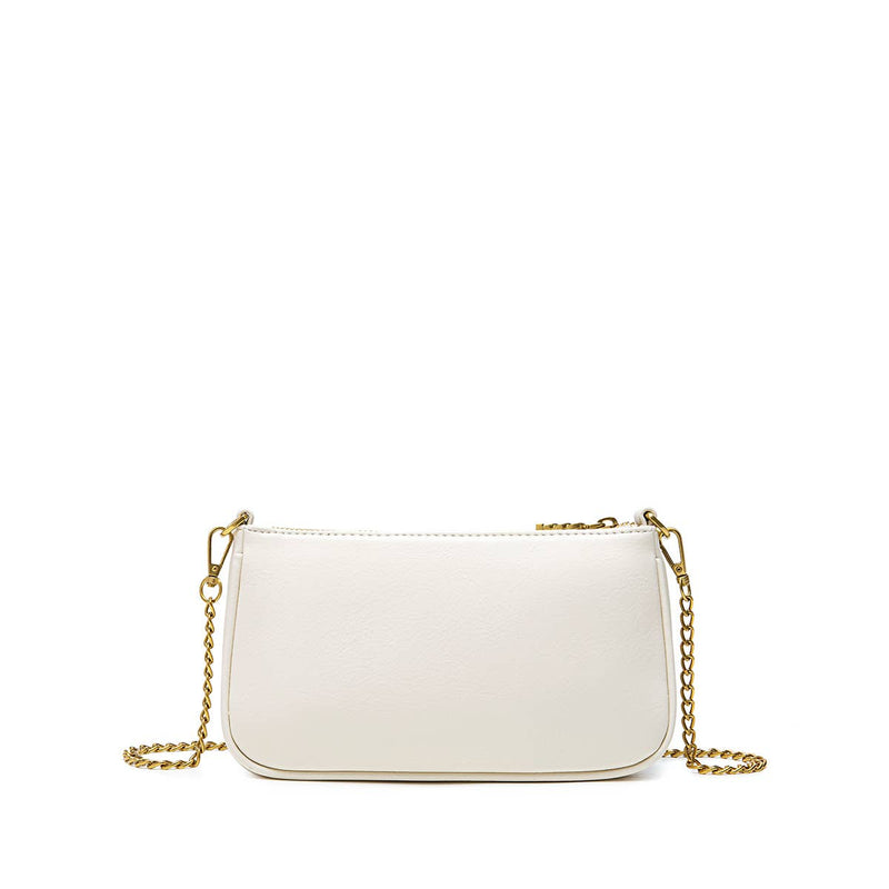 francine crossbody chain bag- coconut cream