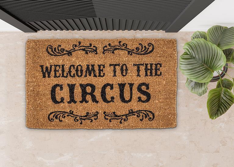 welcome to the circus doormat