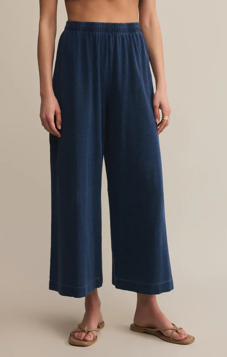 scout jersey denim pant- indigo