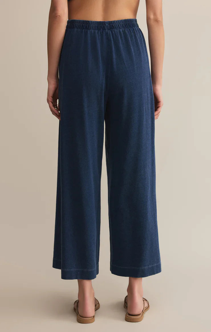 scout jersey denim pant- indigo