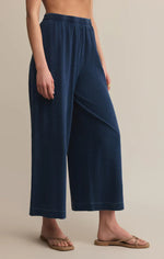 scout jersey denim pant- indigo
