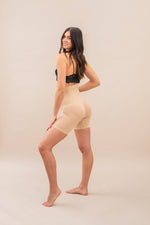 contour lift shorts- tan