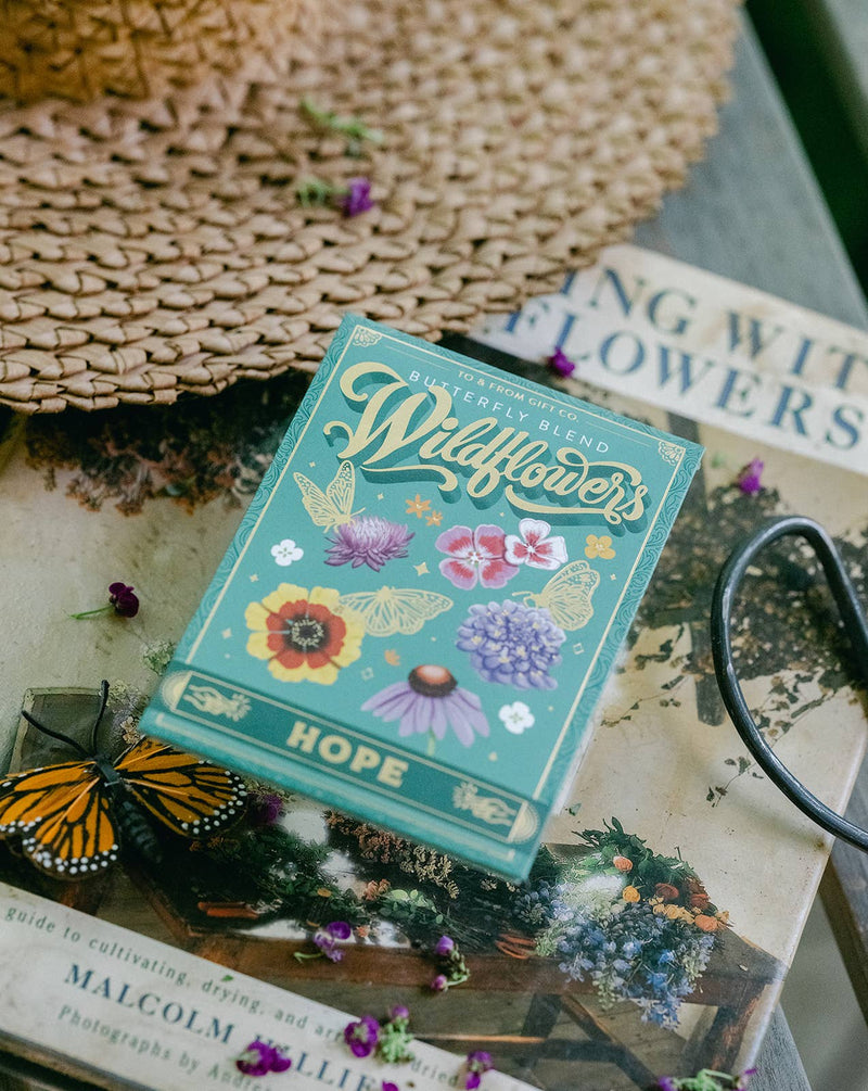 butterfly wildflowers (hope) - floriography seed packet
