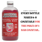 raspberry coconut jalapeño - margarita cocktail mixer