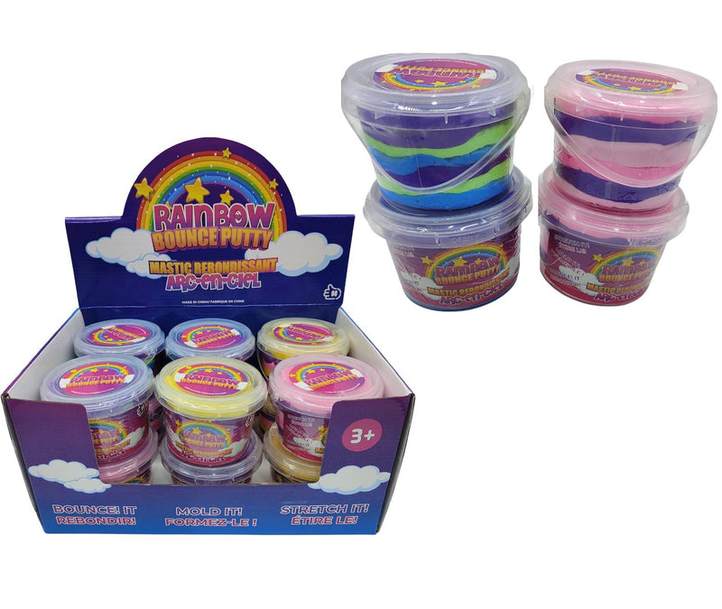 rainbow bounce-it putty- assorted