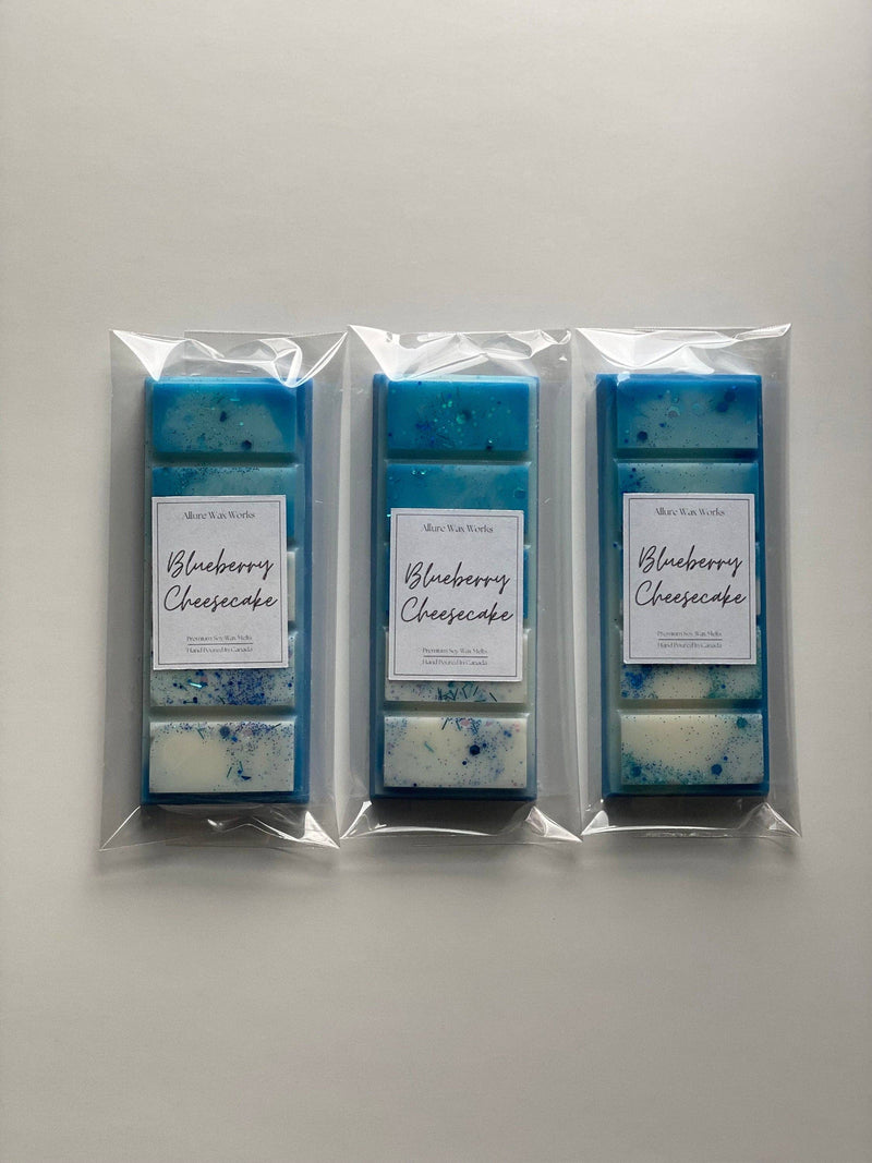 blueberry cheesecake snap bar wax melts