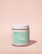 fresh mint + vanilla body scrub 4oz