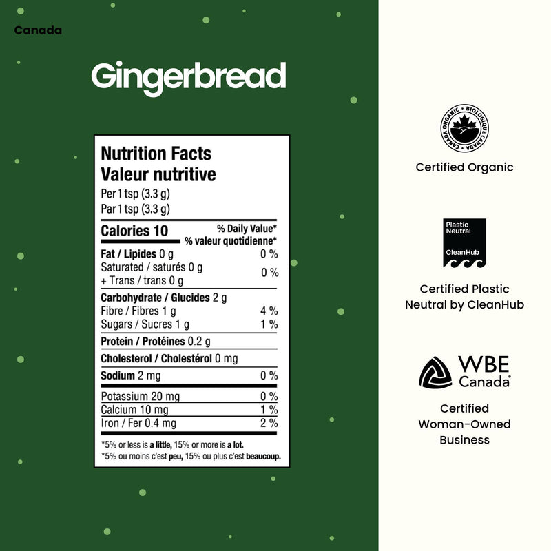 superfood latte powder- gingerbread blend