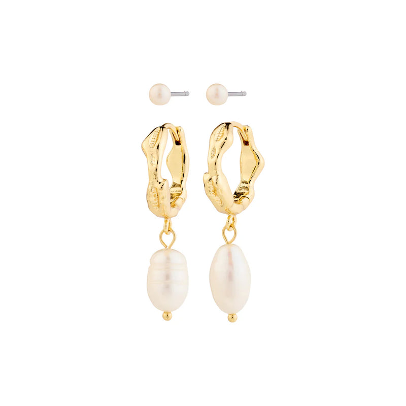 contance freshwater pearl earrings