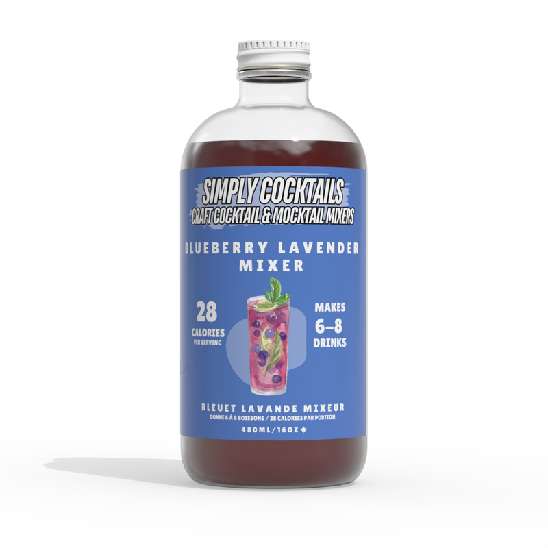 blueberry lavender - cocktail/mocktail mixer