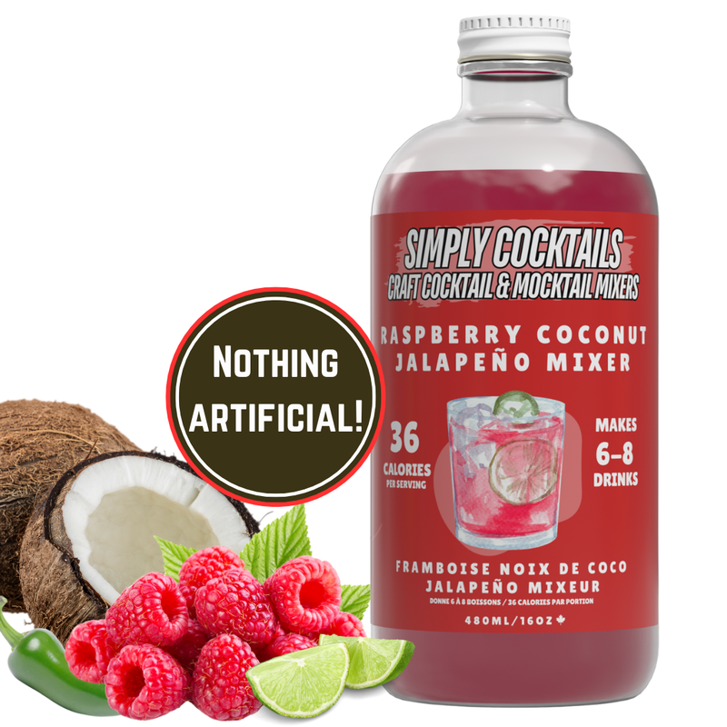 raspberry coconut jalapeño - margarita cocktail mixer