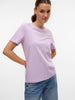 paulina short sleeve t-shirt- lilac