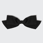 Recycled Fabric Bow Hair Clip 1pc- Black