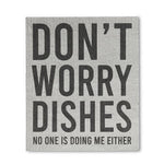 funny text dishcloths