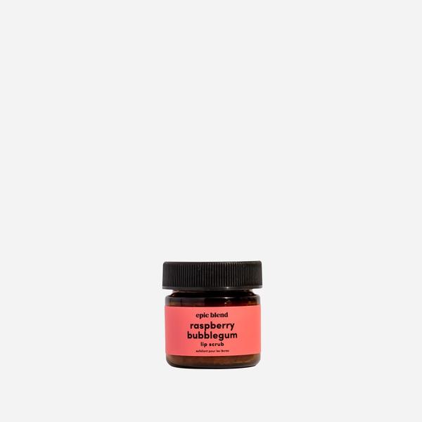 raspberry bubblegum lip scrub
