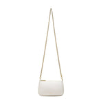 francine crossbody chain bag- coconut cream