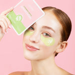 strawberry matcha latte depuffing & hydrating eye patches