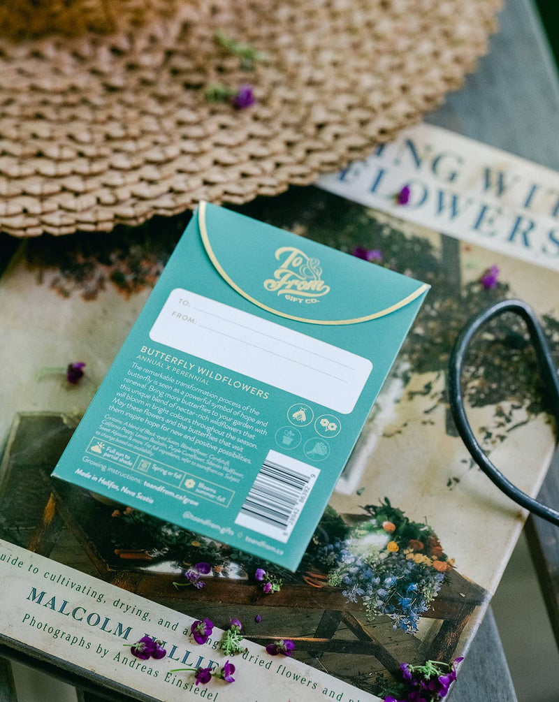 butterfly wildflowers (hope) - floriography seed packet
