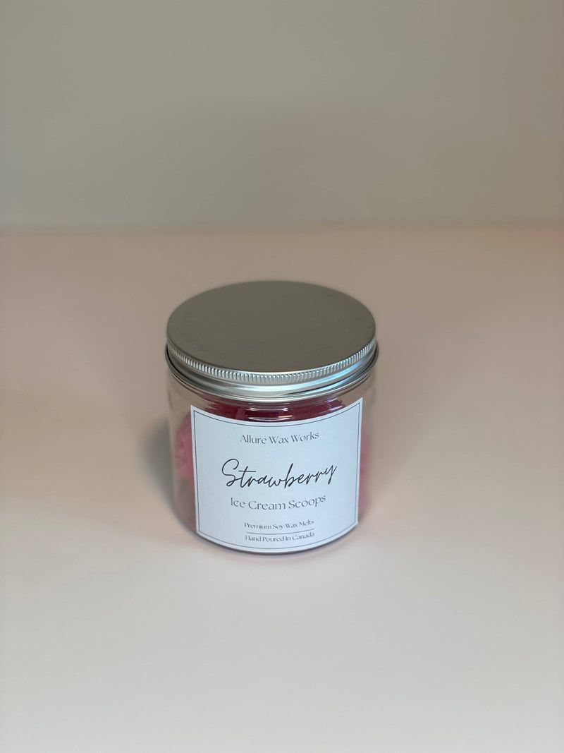 ice cream scoop wax melts- neapolitan ice cream