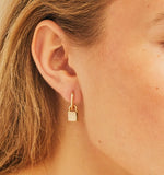 lock earrings