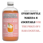 grapefruit rosemary - cocktail/mocktail mixer