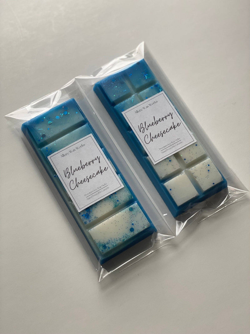 blueberry cheesecake snap bar wax melts