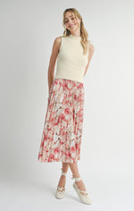 girls dinner pleated skirt