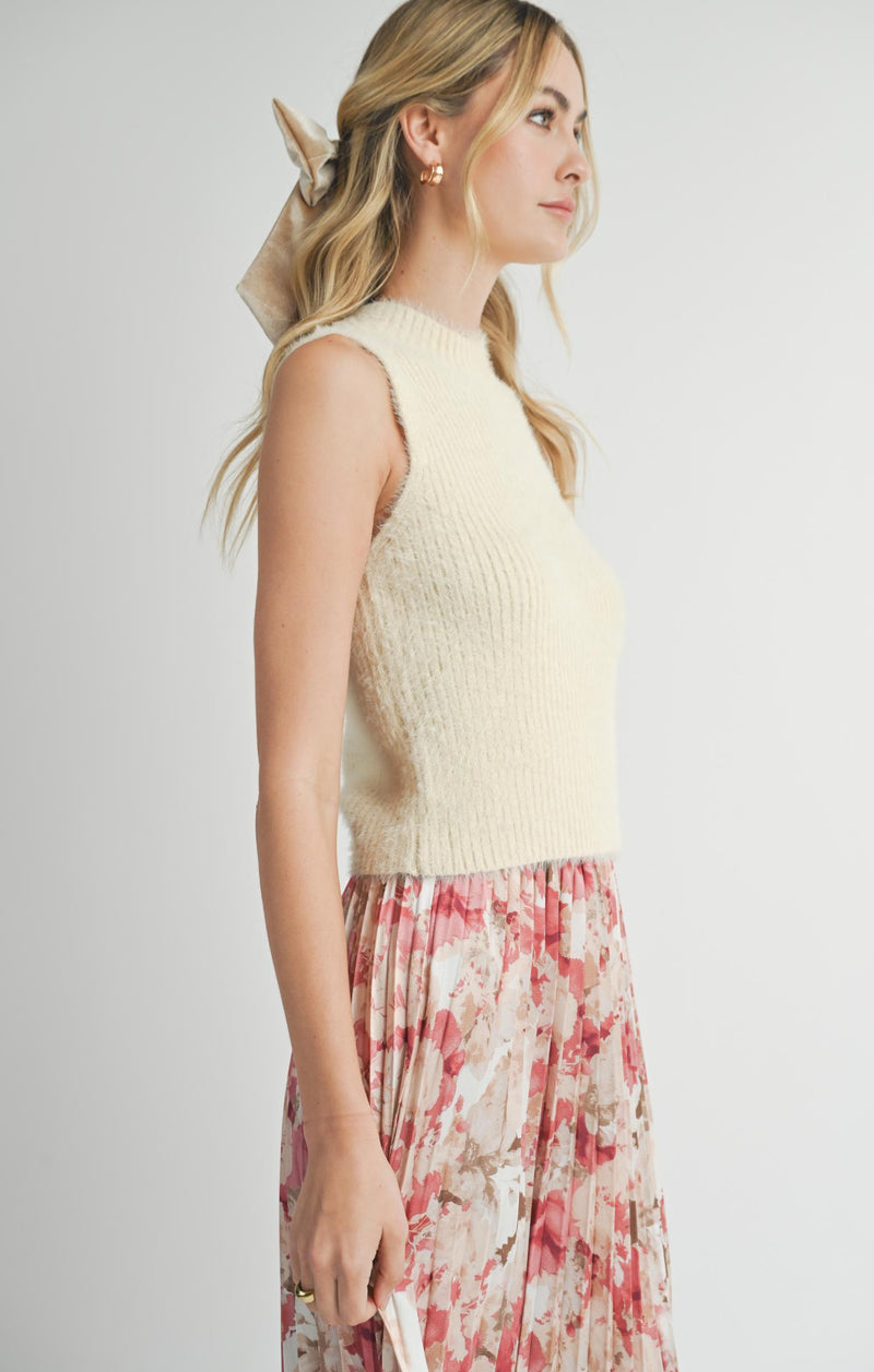 tanna fuzzy tank sweater