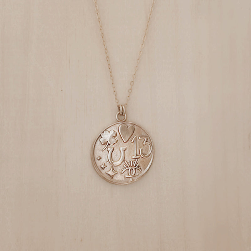 the luckiest talisman necklace