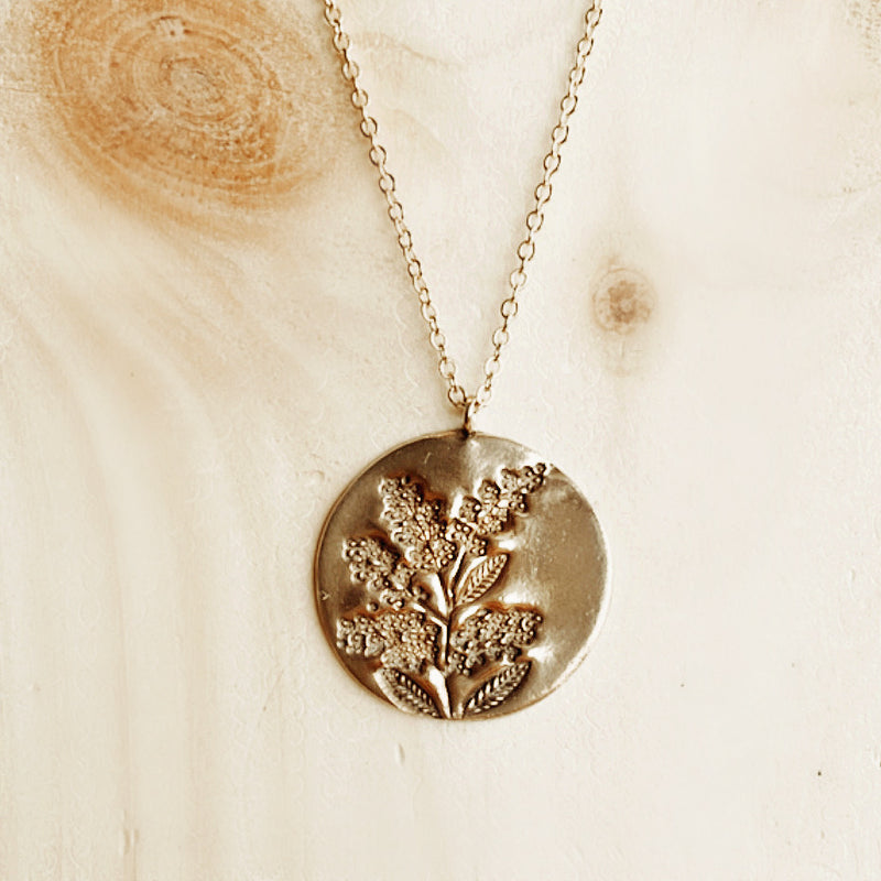 forget me not talisman necklace