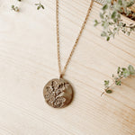 forget me not talisman necklace