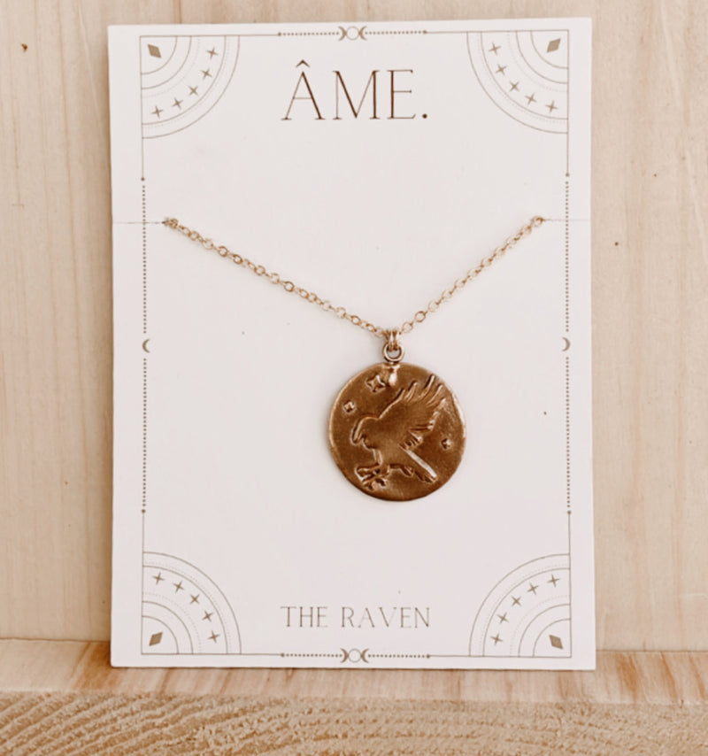 the raven talisman necklace