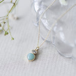 anastasia necklace- amazonite