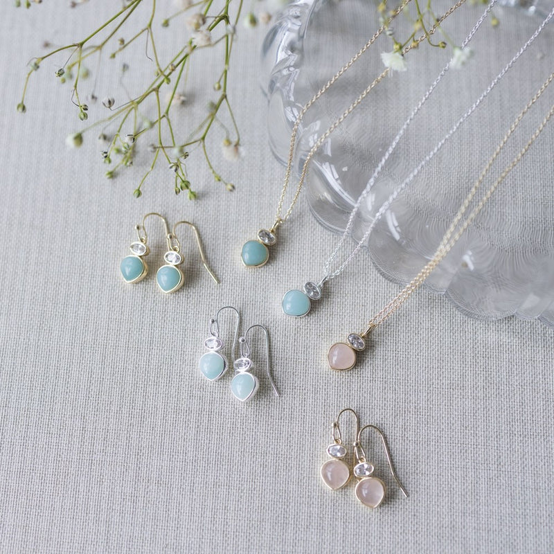 anastasia necklace- amazonite