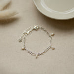 beatrice bracelet- white pearl