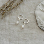 bitsy pearl hoops