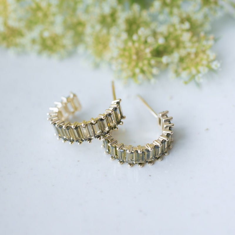 chara hoops- moss green