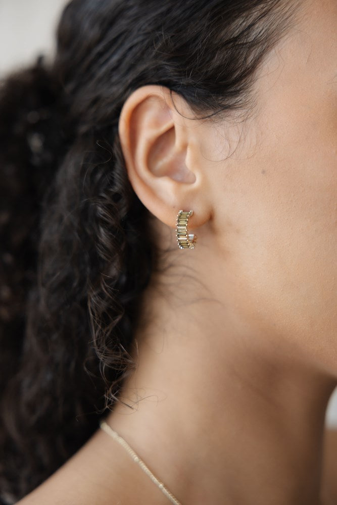 chara hoops- moss green